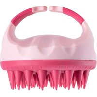 Silicone Scalp Scrubber Shampoo Brush Deep Clean Hair Massager with Handle