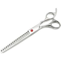 ChunkCurve Pro 7in Curved Chunking Grooming Scissors for Dogs & Cats