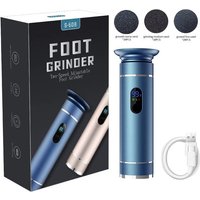 Premium Aluminum Alloy Electric Foot Grinder Rechargeable Callus Remover Pedicure Tool