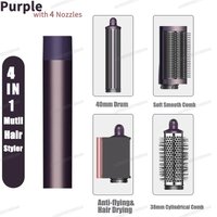 6 In 1 Multi Hair Styler Hot Air Brush Auto Curling Iron and Hair Dryer Set