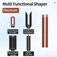 SenCiciMen 6 in 1 Hair Styler Negative Ion Hot Air Brush Auto Curling Hair Dryer and Straightening Brush