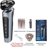 9D Electric Shaver Rechargeable USB High Power Beard Razor