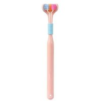 Three Sided Ultra Soft Toothbrush with Fine Bristles for Gentle Oral Care Cleaning