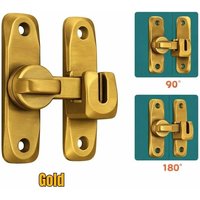 90/180 Degree Dual-Angle Hasp Latch Lock – Heavy-Duty Anti-Theft Sliding Barn Door & Cabinet Bolt Latch