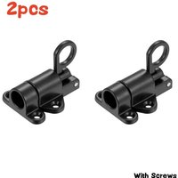 4-Pack Aluminum Alloy Self-Closing Latches – Automatic Spring Bounce Door & Window Security Bolt Lock
