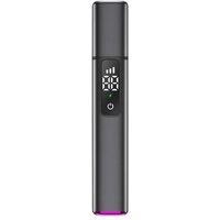 Rechargeable Electric Nose Hair Trimmer with Digital Display, Portable Speed Unisex Grooming Shaver