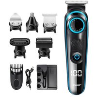 Multifunctional Electric Shaver Beard Hair Trimmer Nose Hair Grooming Kit USB Rechargeable
