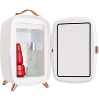 Portable Skincare & Cosmetic Mini Fridge 6L with LED Mirror