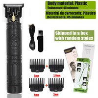 Cordless Rechargeable Hair Clipper with Vintage Design