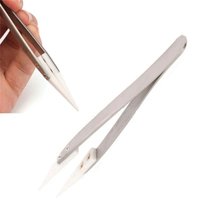 Ceramic Tipped Stainless Steel Precision Tweezers