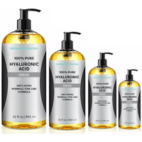 Pure Hyaluronic Acid Serum, Anti Aging Hydration for Wrinkle & Fine Line Reduction