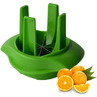 Multi Function Citrus Slicer with Stainless Steel Blade for Lemons Limes and Oranges