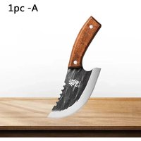 Stainless Steel Meat Slicer and Multifunctional Kitchen Chopper with Wooden Handle