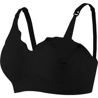 Womens Seamless Nursing Bra Wire-Free V-Neck Maternity Bra