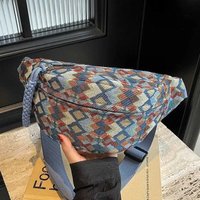 Women's Corduroy Belt Bag Bohemian Fanny Pack and Crossbody Purse