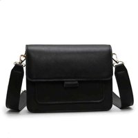 Women Vintage PU Leather Small Crossbody Messenger Bag