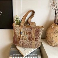 Womens Large Capacity Straw Woven Tote Bag for Beach Vacations and Everyday Use