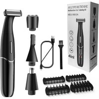 Mens Sensitive Area Grooming Trimmer – Precision Shaver for Bikini Line, Groin & Body | Safe Anti-Cut Pubic Hair Trimmer