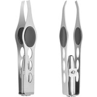 LED Light Precision Tweezers – Stainless Steel Eyebrow Hair Removal Tool