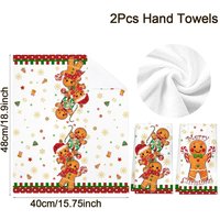 Christmas Kitchen Towel – Gingerbread Man Dish Towel for Festive Home Styling, Holiday Hosting & Useful Seasonal Gifts