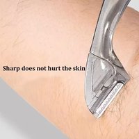 Double Ended Safety Eyebrow Trimmer Tool Anti Scratch Easy to Use for Men and Women