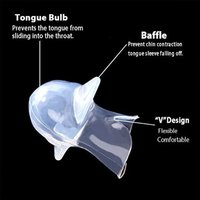 Silicone TongueGuard Anti Snoring Device – Comfortable Tongue Retaining Sleep Aid Mouthpiece