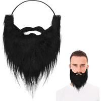 Fake Party Beard Costume – Long Santa Claus & Halloween Beard for Dress-Up