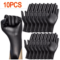 Black Nitrile Disposable Gloves – Latex-Free for Cleaning & Personal Care