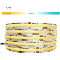 24V COB LED Strip Light Kit – 3CCT Tunable White Dimmable Tape with Remote