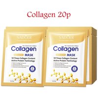 Hyaluronic Acid Collagen Sheet Mask Set Hydrating Korean Skincare Pack