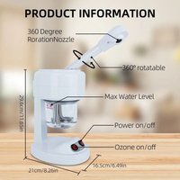 Ozone Facial Steamer Ionic Warm Mist Face Steamer for Home Skin Care