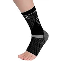 Adjustable Elastic Ankle Brace Compression Sleeve for Sports and Daily Support