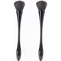 2-Piece Foundation Makeup Brush Set for Flawless Blending, Concealer and Contour
