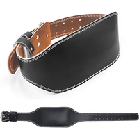 Adjustable Leather Weightlifting Belt Gym Waist Support for Powerlifting Squats and Strength Training