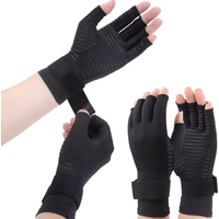 Compression Arthritis Gloves with Adjustable Wrist Strap – Carpal Tunnel Gloves for Typing, Hand Support & Daily Comfort