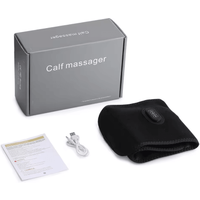 Wireless Air Compression Calf Massager – Rechargeable Heated Leg Massager with 3 Heat, 3 Vibration & 3 Compression Level