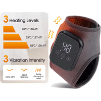 Cordless Electric Ankle Brace with 5 Heat Levels & 3 Vibration Modes