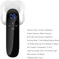 Cordless Handheld Body Massager with Gel Kit for Full-Body Muscle Relaxation
