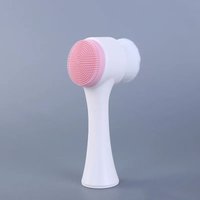 Double-Sided Silicone Face Cleansing Brush and Manual Pore Exfoliator