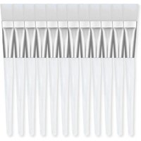 Transparent Crystal Handle Soft Bristle Facial Mask Brush Set
