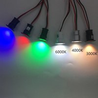 IP67 Waterproof Recessed Stairs LED Wall Lamp Set 1W Outdoor Corridor Lighting 12V to 24V
