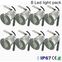 IP67 Waterproof 1W 3W LED Underground Light Recessed Ground Garden Path Outdoor Landscape Spot 12V to 24V