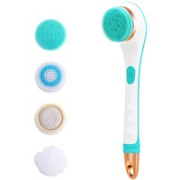Electric Bath Massage Brush Multi-Function Long-Handled Scrubbing Device