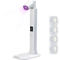 Portable UV LED Nail Lamp with Timer Display and Rechargeable Mini Nail Dryer
