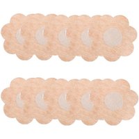 10pcs Invisible Breathable Disposable Breast Patch, Anti-Bump, Ultra-Thin Comfort