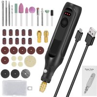 Rechargeable Cordless Engraving & Grinding Pen Kit with 3 Speed Control