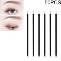50 PCS Eyeliner Brush Disposable Makeup Brush Set Precision Eye Makeup Tools