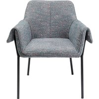 Armlehnstuhl Bess Grau Flitter Armlehnstuhl Bess Grau Flitter