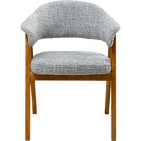 KARE DESIGN Armlehnstuhl Jonte Boucle Blau
