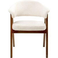 KARE DESIGN Armlehnstuhl Jonte Boucle Ecru